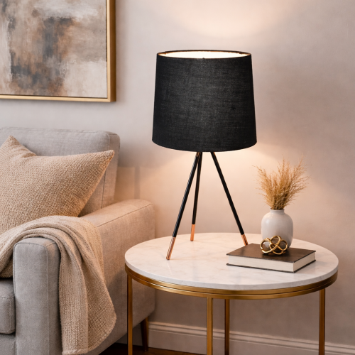 Stolná lampa, čierna, JADE TYP 4 8008-44A