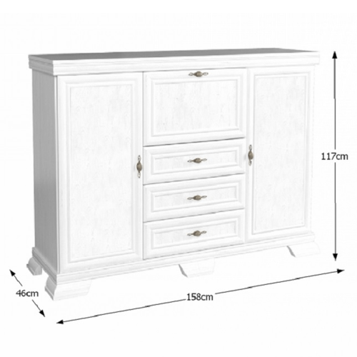 Komoda, sosna andersen, KORA KK6P NEW