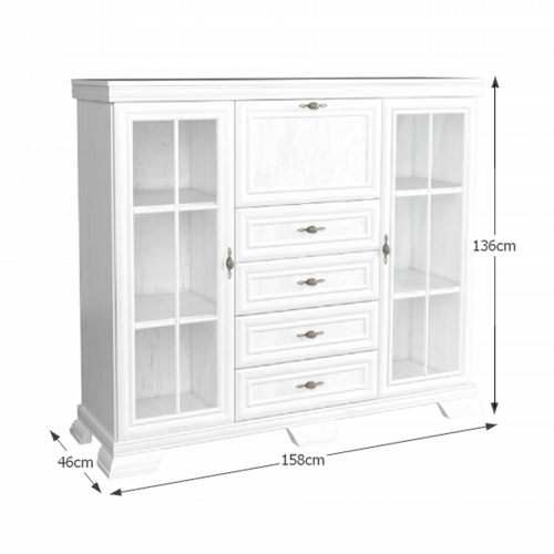 Komoda, sosna andersen, KORA KK7