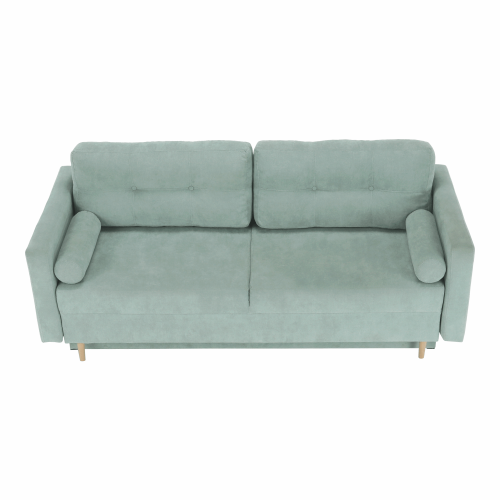 Pohovka rozkladacia, mentol látka Queens, AURELIA