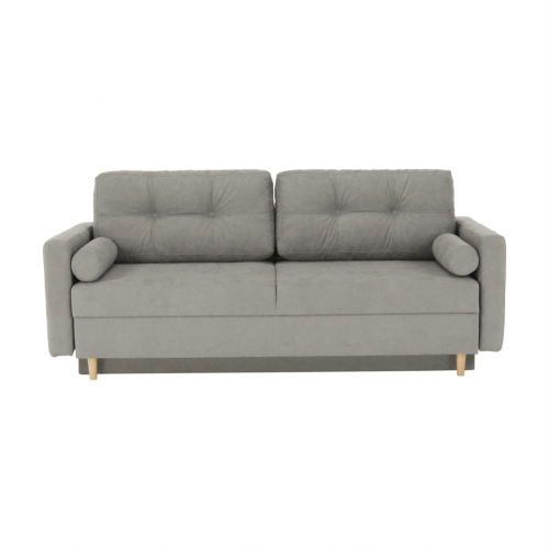 Pohovka rozkladacia, sivá látka Queens, AURELIA