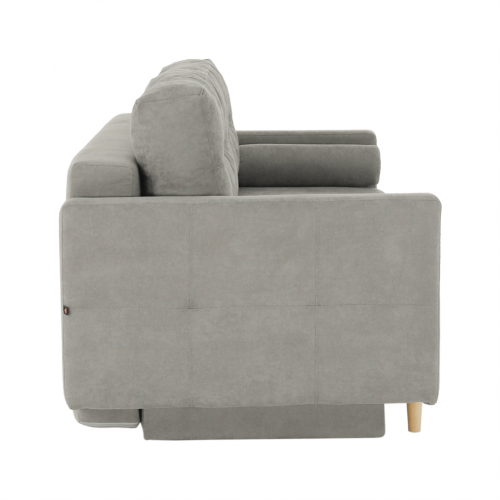 Pohovka rozkladacia, sivá látka Queens, AURELIA