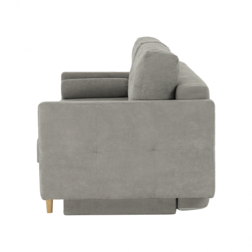 Pohovka rozkladacia, sivá látka Queens, AURELIA