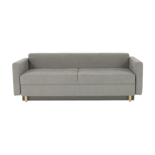 Pohovka rozkladacia, sivá látka Queens, AURELIA