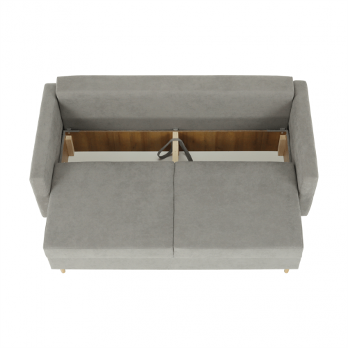 Pohovka rozkladacia, sivá látka Queens, AURELIA