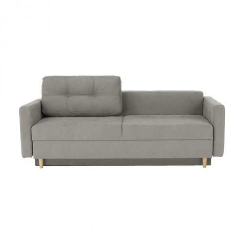 Pohovka rozkladacia, sivá látka Queens, AURELIA