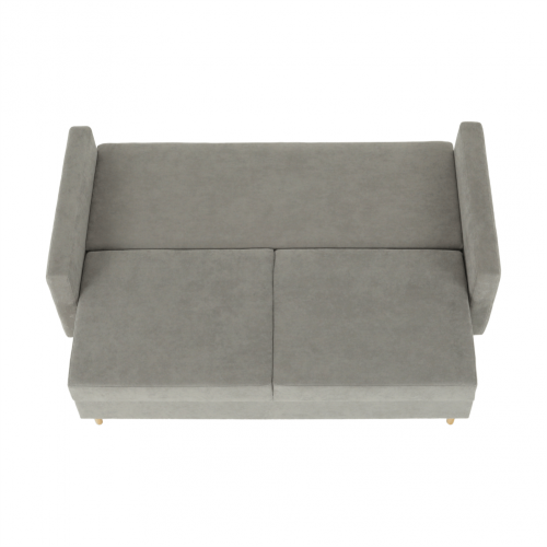 Pohovka rozkladacia, sivá látka Queens, AURELIA