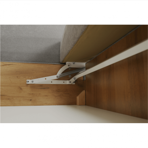 Pohovka rozkladacia, sivá látka Queens, AURELIA