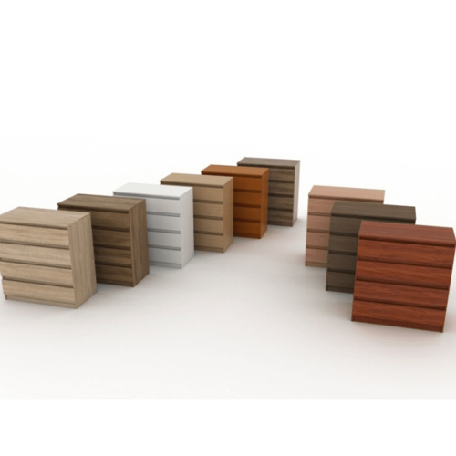 2 dverová komoda s jedným šuplíkom, dub sonoma, HANY NEW 007