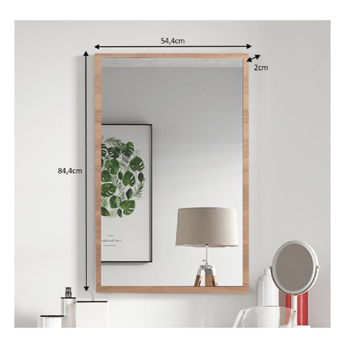 Zrkadlo, dub sonoma, VIOLET