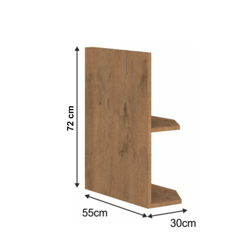 Spodná policová skrinka, dub lancelot, VEGA 30 D ZAK BB