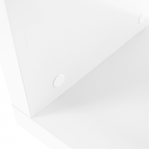 Regál, biela/jemný lesk, BENITO