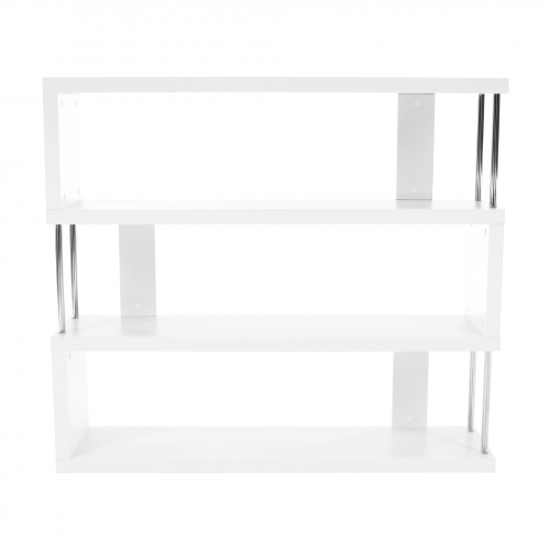 Regál, biela/jemný lesk, BENITO