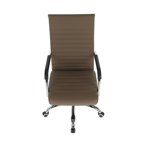 Kancelárske kreslo, ekokoža/kov, taupe/chróm, FARAN Kancelárske kreslo, ekokoža/kov, taupe/chróm, FARAN