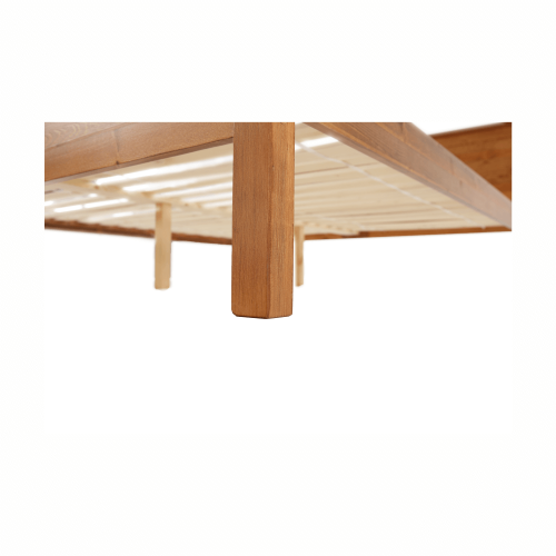 Posteľ, borovicové drevo v odtieni dub, 180x200, PROVO NEW