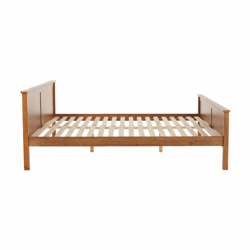 Posteľ, borovicové drevo v odtieni dub, 180x200, PROVO NEW