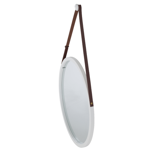 Zrkadlo, bambus biela, LEMI 1