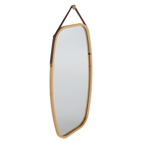 Zrkadlo, prírodný bambus, LEMI 3