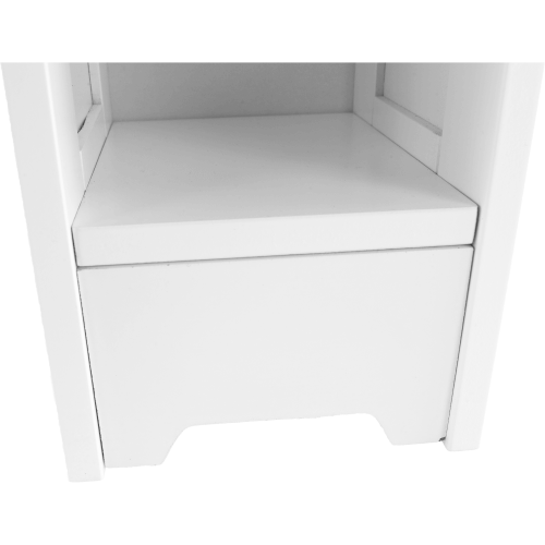 Úzky regál, biela, ATENE TYP 6