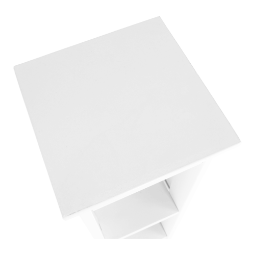 Úzky regál, biela, ATENE TYP 6