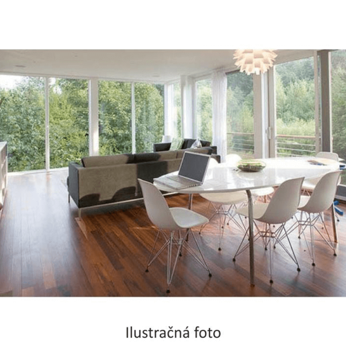 Stolička, biela/chróm, METAL 2 NEW