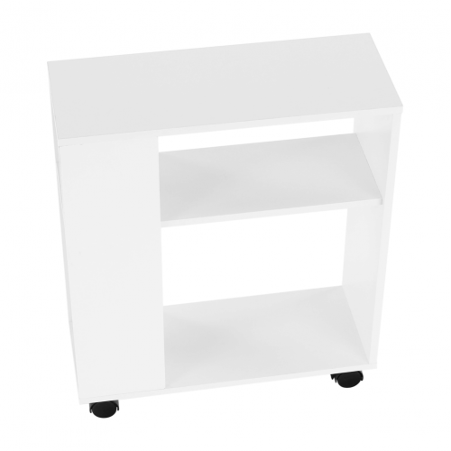 Príručný stolík, biela, ZOELA NEW