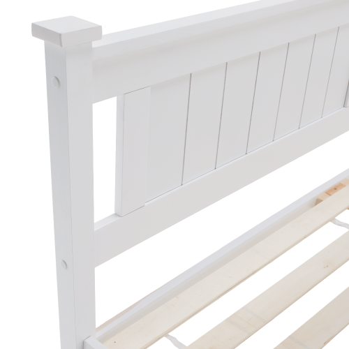 Posteľ s roštom, borovicové drevo/biela, 180x200, LUCAS NEW