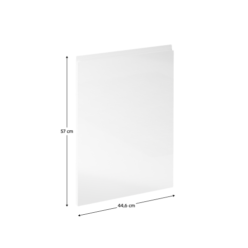 Dvierka na umývačku riadu, biela extra vysoký lesk HG, 44,6x57, AURORA Dvierka na umývačku riadu, biela extra vysoký lesk HG, 44,6x57, AURORA
