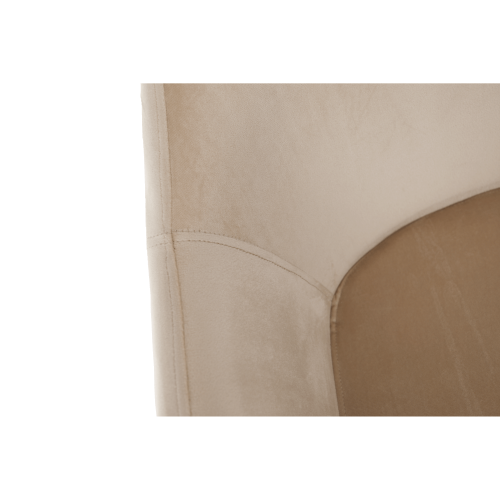 Kreslo, látka béžová/čierne nohy, ODOVEL