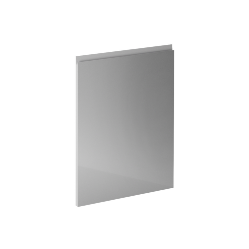 Dvierka na umývačku riadu, biela/sivá extra vysoký lesk HG, 44,6x57, AURORA