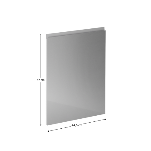 Dvierka na umývačku riadu, biela/sivá extra vysoký lesk HG, 44,6x57, AURORA Dvierka na umývačku riadu, biela/sivá extra vysoký lesk HG, 44,6x57, AURORA
