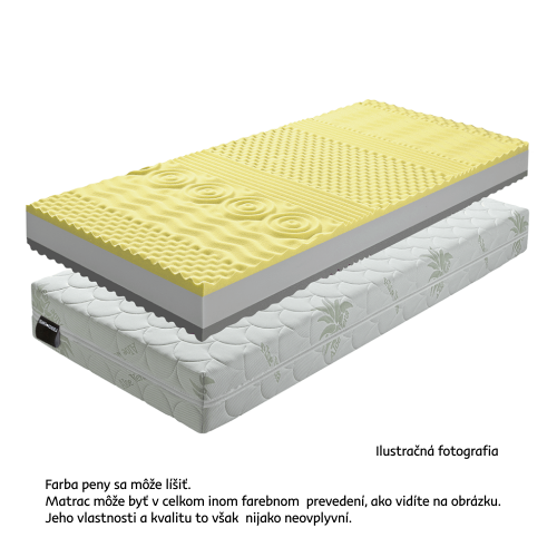 Matrac, penový, 160x200, BE TEMPO VISCO