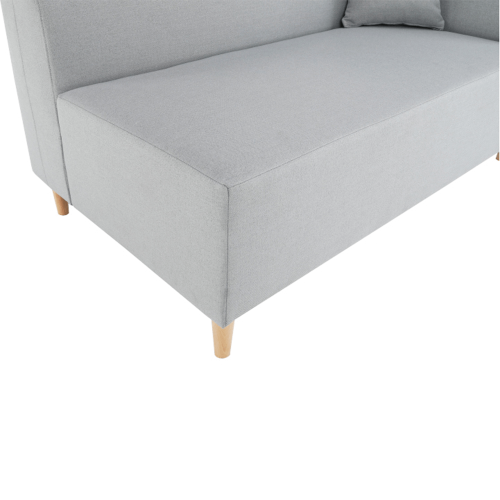 Pohovka, sivá, pravá, BROKEN