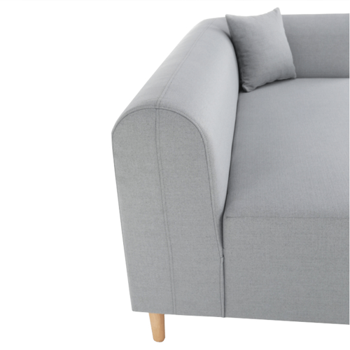 Pohovka, sivá, pravá, BROKEN