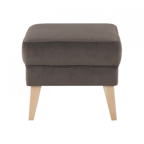 Taburet, taupe-sivohnedá/buk, RODEZA