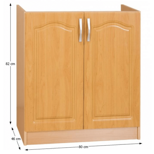 Drezová skrinka, jelša, LORA MDF NEW KLASIK S80ZL