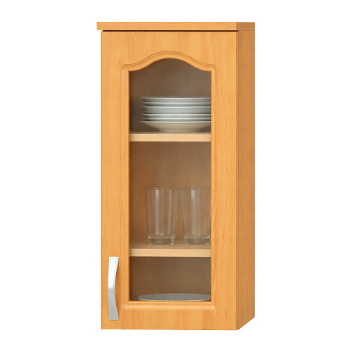 Kuchynská skrinka horná, jelša, pravá, LORA MDF NEW KLASIK W40S