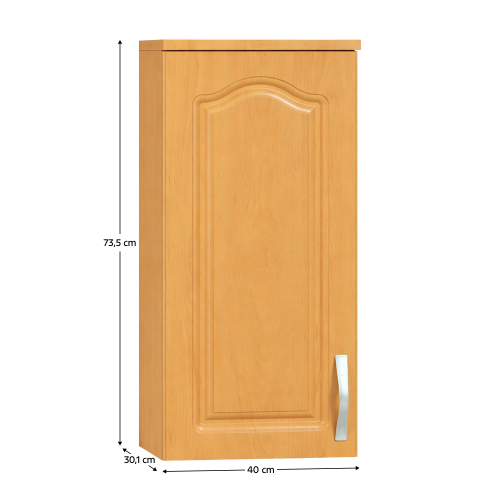 Horná skrinka, jelša, ľavá, LORA MDF NEW KLASIK W40/735