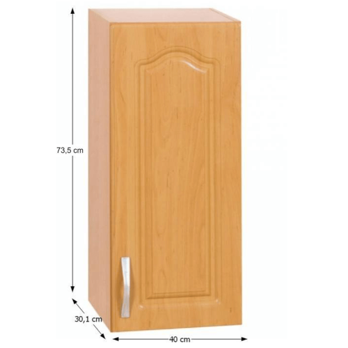 Horná skrinka, jelša, pravá, LORA MDF NEW KLASIK W40/735