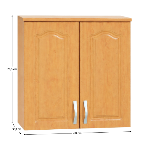 Horná skrinka, jelša, LORA MDF NEW KLASIK W60/735