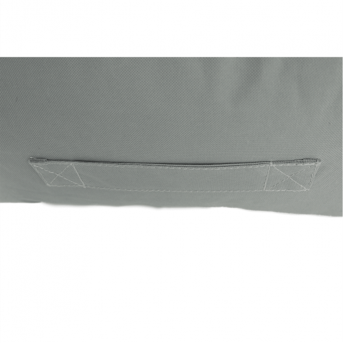 Sedací vak, sivá/zelená/žltá látka, ALIMOR