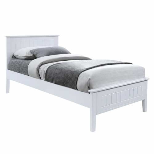 Posteľ, biela, 90x200, MIDEA Posteľ, biela, 90x200, MIDEA