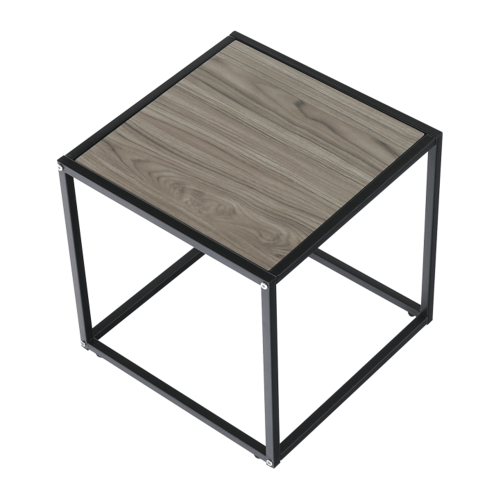 Príručný stolík, dub/čierna, JAKIM NEW TYP 1