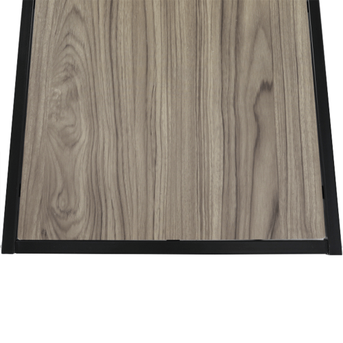 Príručný stolík, dub/čierna, JAKIM NEW TYP 1