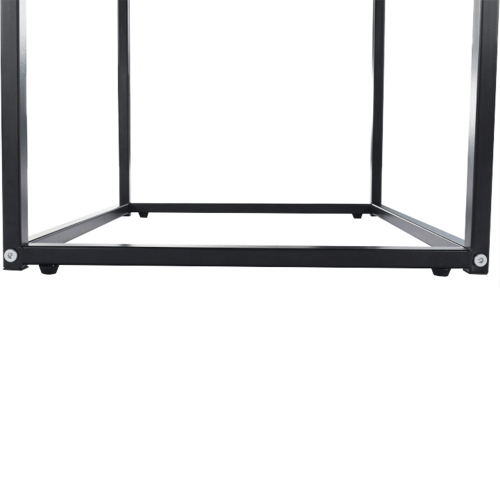 Príručný stolík, dub/čierna, JAKIM NEW TYP 1