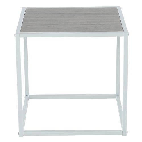 Príručný stolík, dub/biela, JAKIM TYP 2 NEW