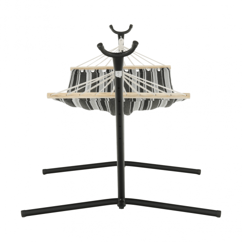 Hojdacia sieť, sivá/biela, EVANA NEW - single