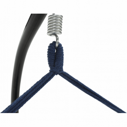 Závesné hojdacie kreslo, modrá, NIKOLO NEW