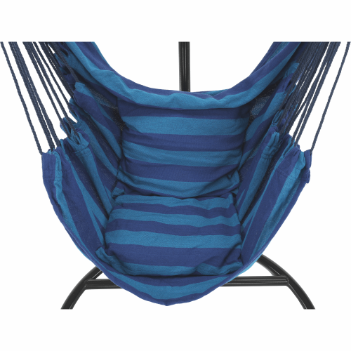 Závesné hojdacie kreslo, modrá, NIKOLO NEW