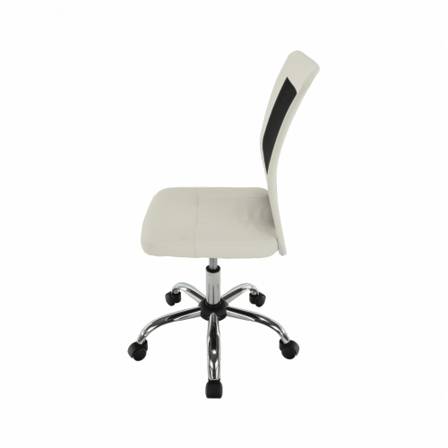 Kancelárske kreslo, čierna/biela, IDOR NEW
